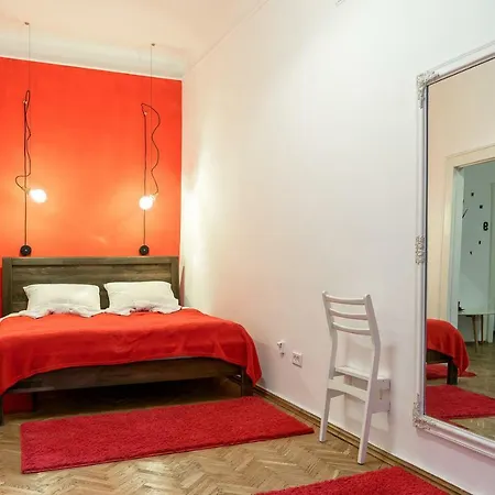 Red & Yellow Apartment Lviv
