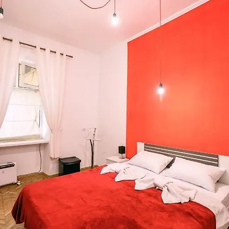Red & Yellow Apartment Lviv
